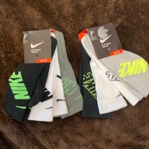 6 pairs Nike dri fit crew socks men’s large